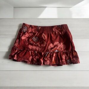 Carters Floral Red Baby 6M Skort